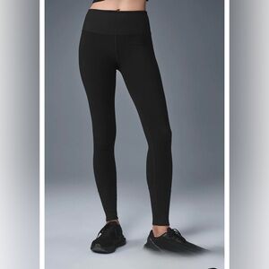 Alo alosoft high waist lounge legging black large NWT